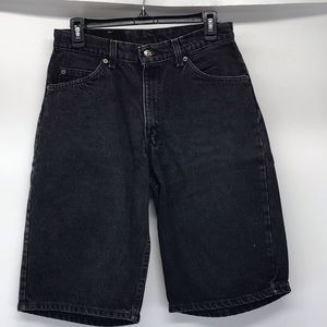 Used Vintage Levi 560 Black Jean Shorts